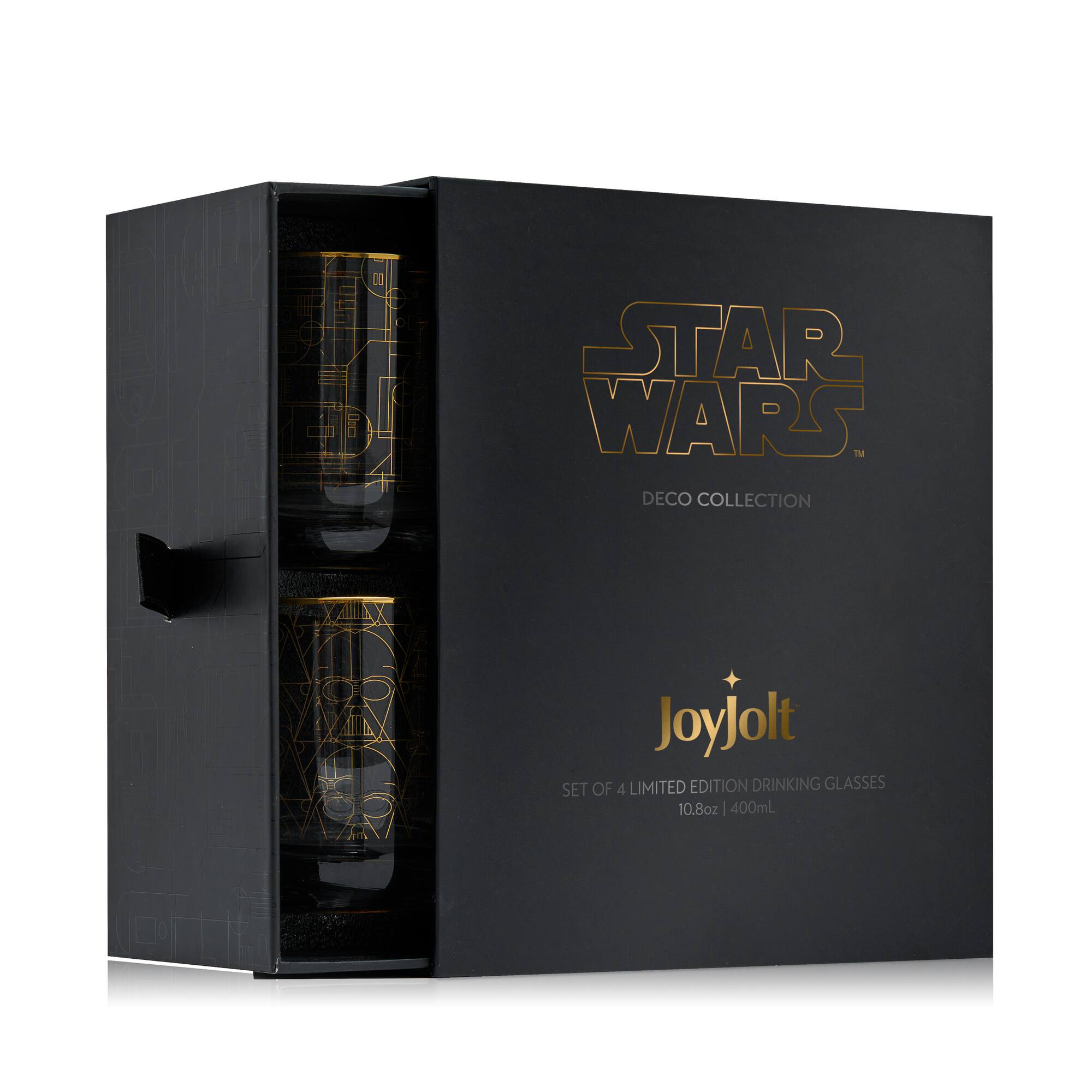 JoyJolt® 10oz. Star Wars™ Deco Double Old Fashion Drinking Glasses, 4ct.